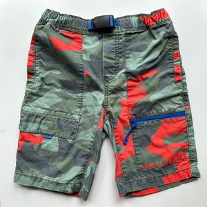 Mini Boden camo cargo shorts